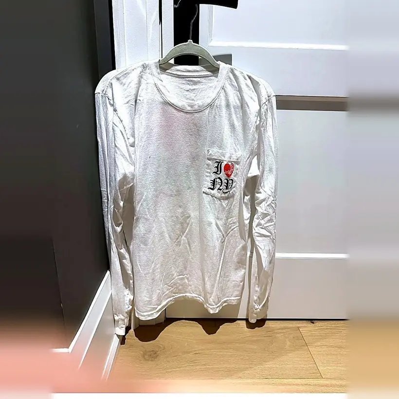 Chrome Hearts 'I ♥ NY' Long Sleeve — White