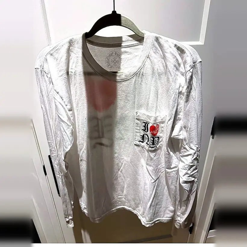Chrome Hearts 'I ♥ NY' Long Sleeve — White