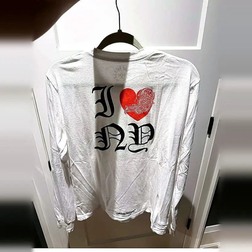 Chrome Hearts 'I ♥ NY' Long Sleeve — White