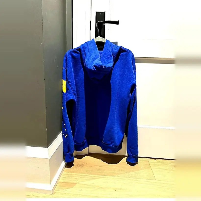 Sp5der '555' Hoodie — Blue