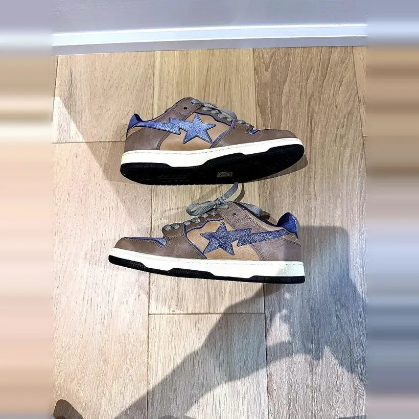 BAPE STA 'Sk8' — Brown/Blue