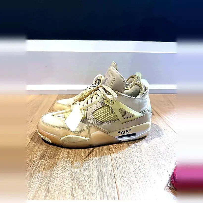 Air Jordan 4 Retro x Off-White 'Sail'