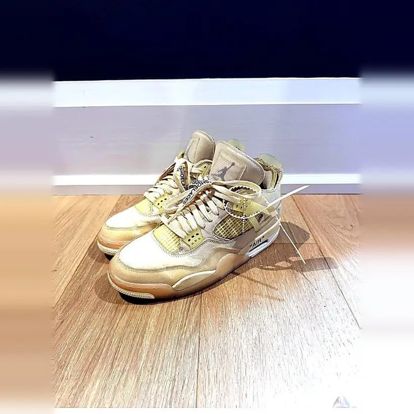Air Jordan 4 Retro x Off-White 'Sail'