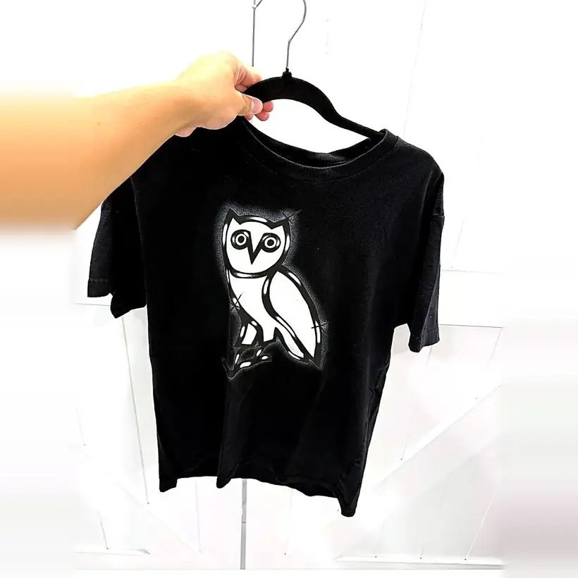 OVO Owl Logo Tee — Black