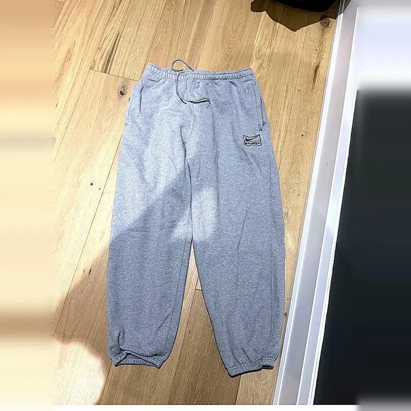 Nike x Stüssy Fleece Sweatpants — Grey
