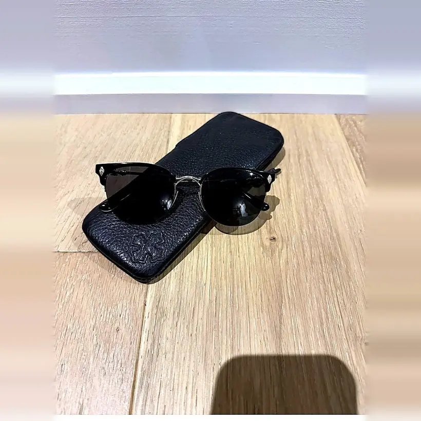 Chrome Hearts Sunglasses — Gold/Black