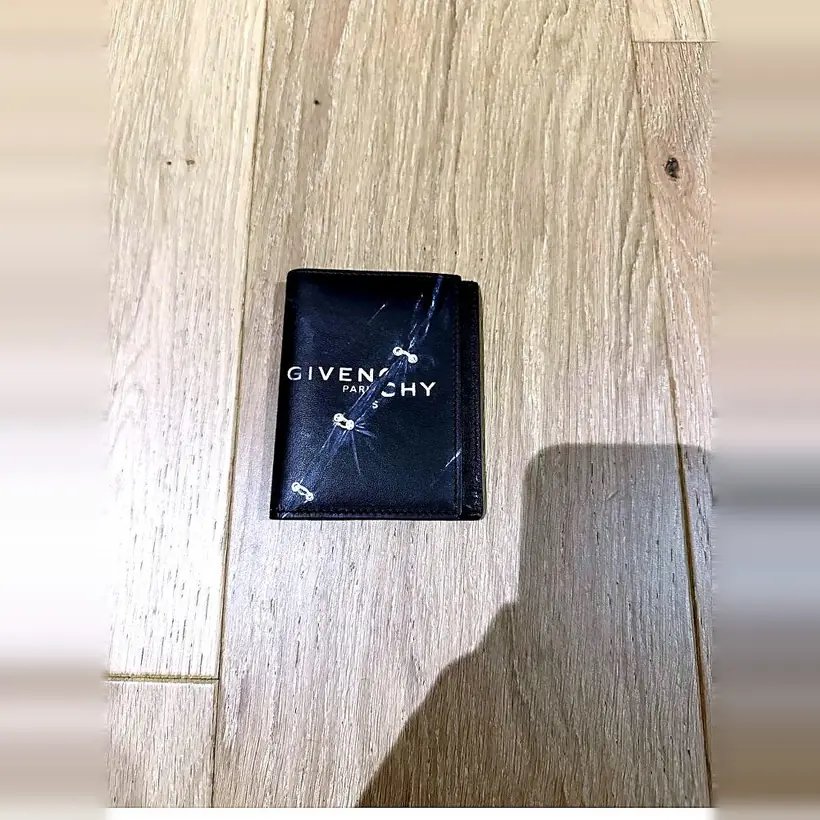 Givenchy Leather Card Holder — Black