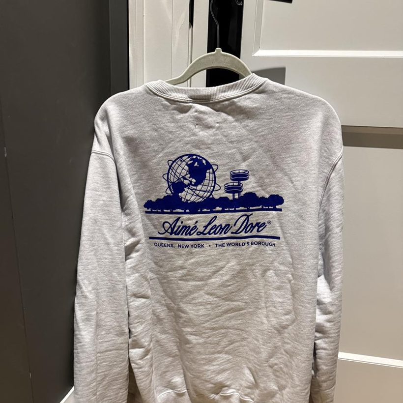 Aimé Leon Dore Unisphere Crewneck — Grey