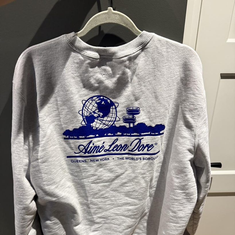 Aimé Leon Dore Unisphere Crewneck — Grey