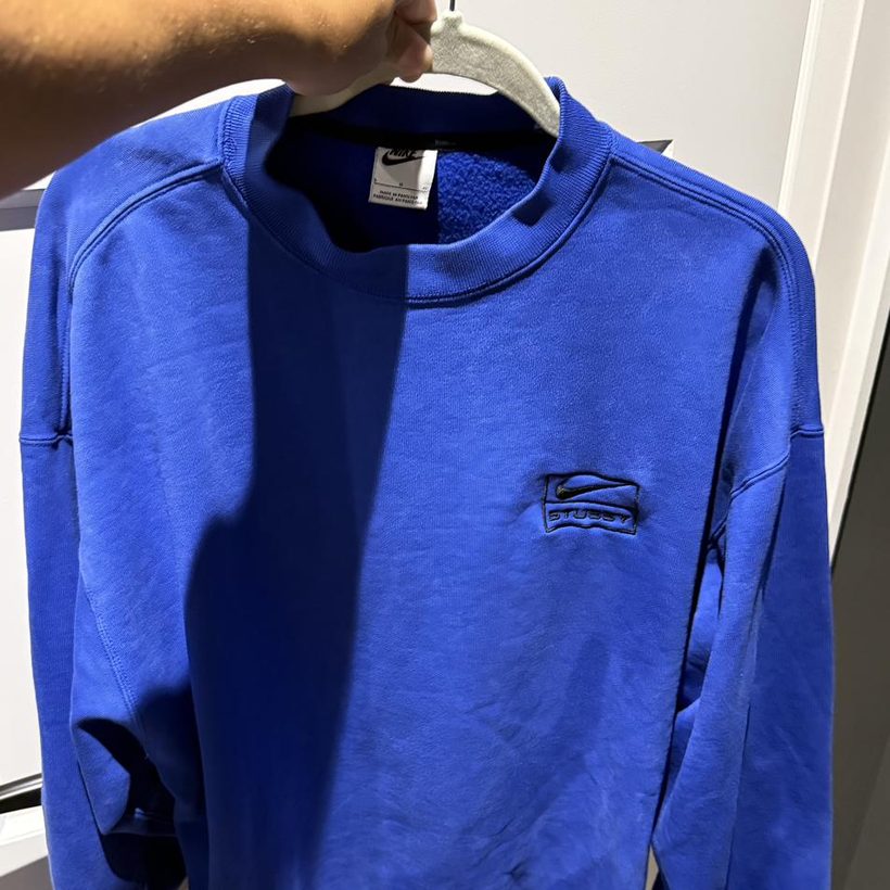 Nike x Stüssy Crewneck — Blue