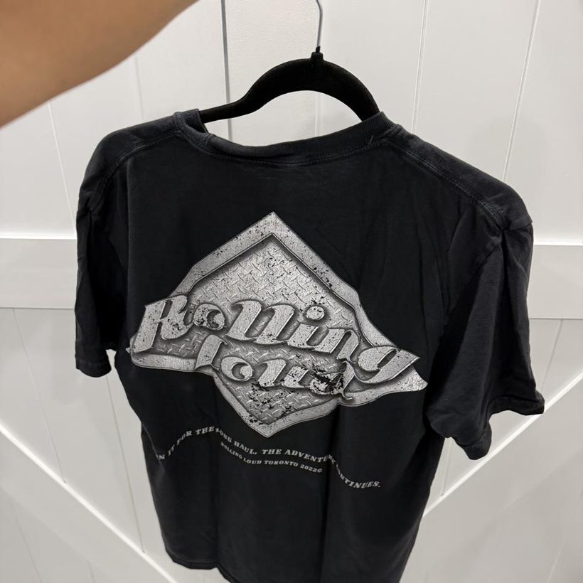 Rolling Loud Truck Graphic Tee — Black (front & back)