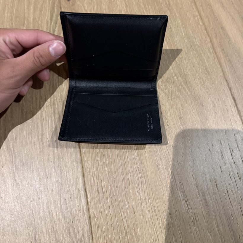 Givenchy Leather Card Holder — Black