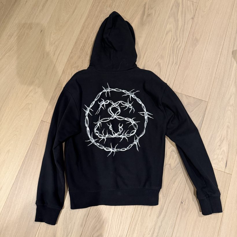 Stüssy Barbed Wire Hoodie — Black